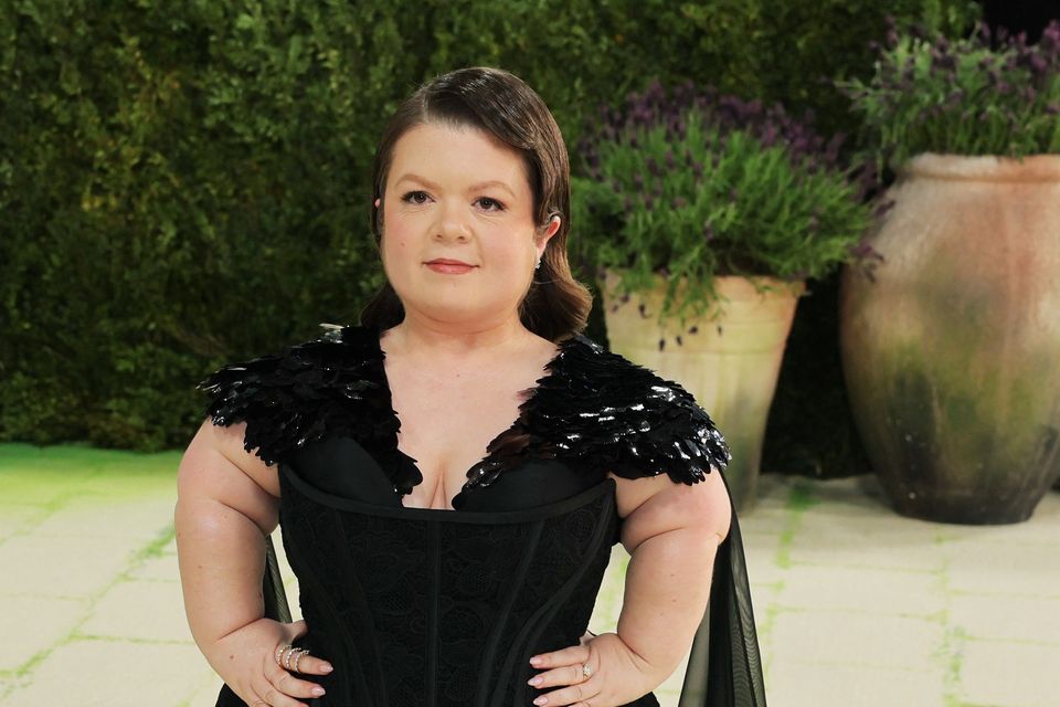 Sinead Burke poses during the Met Gala, an annual fundraising gala held for the benefit of the Metropolitan Museum of Art's Costume Institute with this year's theme 'Costume Art' in New York City, New York. Photo: Reuters